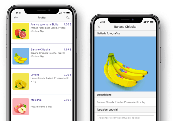 App screens